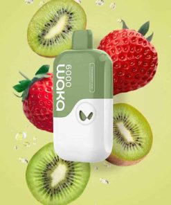 Relx MB6000 WAKA SoMatch Strawberry Kiwi- Dâu Kiwi Lạnh - Pod 1 Lần Sạc- 6000 Hơi