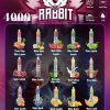 DISPOSABLE RABBIT 4000 HƠI - DISPOSABLE POD (  SẠC ĐƯỢC + LED RGB )