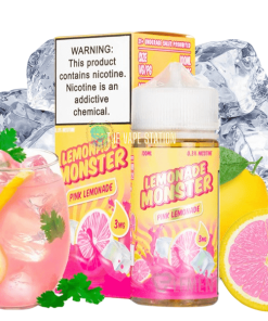 Lemonade Monster Pink Lemonade 100ml - Nước ép chanh hồng tươi ngon dành cho mọi lứa tuổi