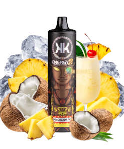 KK Energy 2 Pina Colada Rum 8000 Hơi - Loại Pod Dùng 1 Lần Sạc Được