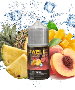 UWELL Mango Pineapple Peach Ice - Salt Nicotine: Hương Dứa Xoài Đào Lạnh - 30ml