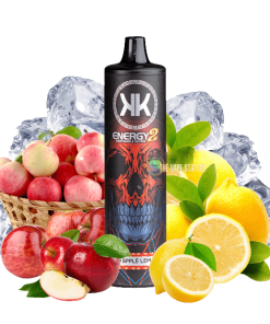 KK Energy 2 Red Apple Lemon 8000 Hơi - Vape Pod Dùng 1 Lần Sạc Được KK Energy 2 Red Apple Lemon 8000 Hơi