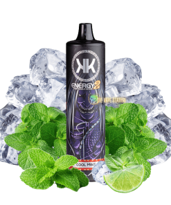 KK Energy 2 Cool Mint 8000 Hơi - Loại Pod Dùng một Lần Sạc Được