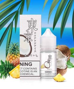 SALT NIC TOKYO 30ML - PINA COLADA - RƯỢU RUM DỨA DỪA LẠNH