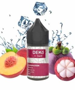 Juice Deko Măng cụt Đào Saltnic 30ni, 30ml: Exotic Persimmon - Hương vị độc đáo của măng cụt và đào