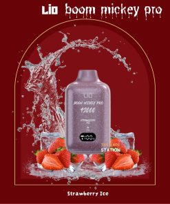 Lio Mickey Pro 12000 puff 5% - Strawberry Ice - Vị Dâu Lạnh