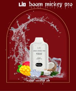 Lio Mickey Pro 12000 puff 5% - Mango Coconut Ice - Vị Xoài Dừa Lạnh