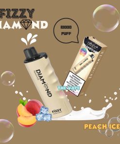 Fizzy Diamond 10000 puff 5% - Peach Ice - Vị Đào Lạnh