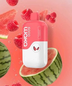 Relx MB6000 WAKA SoMatch Raspberry Watermelon- Dưa Hấu Mix Mâm Xôi Lạnh - Pod 1 Lần Sạc- 6000 Hơi