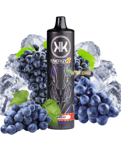 KK Energy 2 Grape Ice 8000 Hơi - Loại Pod Dùng một Lần Sạc Được