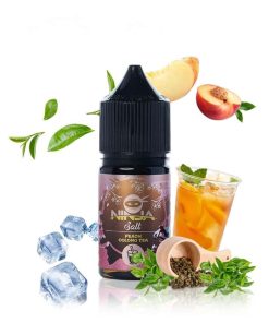 Tinh Dầu Saltnic Ninja - Peach Oolong Tea (Trà Đào) - 30ml: Hương Trà Đào Tươi Mát