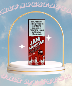 Tinh Dầu JAM MONSTER Salt – STRAWBERRY– Vị Bánh Mứt Dâu