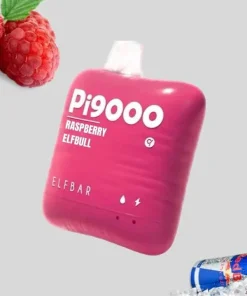 ELFBAR PI9000 5% - Rasberry Redbull- Vị Nước Tăng Lực Mâm Xôi
