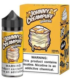 JOHNNY CREAMPUFF BANANA (100ML) – BÁNH SU KEM CHUỐI