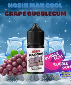 Tinh Dầu Salt Nosix Max Cool - Grape BubbleGum - Vị Kẹo Gum Nho (35mg-60mg)