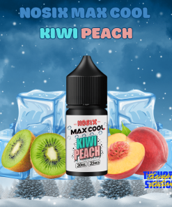 Tinh Dầu Salt Nosix Max Cool - Kiwi Peach - Vị Kiwi Đào (35mg-60mg)