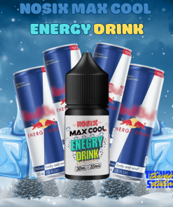 Tinh Dầu Salt Nosix Max Cool - Enegry Drink- Vị Nước Tăng Lực (35mg-60mg)