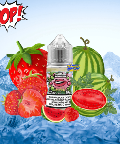 Tinh Dầu Salt Iced pop -  Strawberry Watermelon - Vị Dâu Dưa Hấu - 30mg/50mg