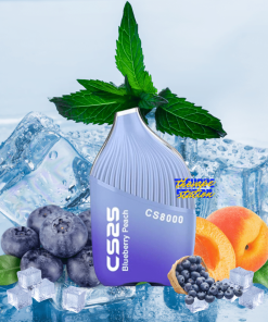 CS25 8000 puff 5% – Blueberry Peach – Vị Việt Quất Đào Lạnh