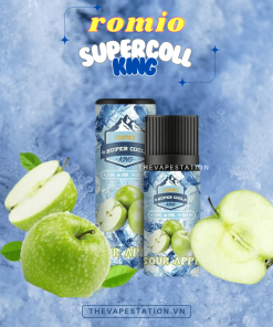 Tinh Dầu Romio Super Cool – Green Apple- Vị Táo Xanh Lạnh 35mg/50mg
