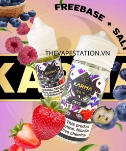 SALT NIC KARMA YIN ICE 30ML - VIỆT QUẤT MÂM XÔI LẠNH