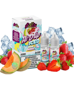 Hi Drip Honeydew Strawberry Salt Nic 30ML - Dưa Gang Dâu Lạnh