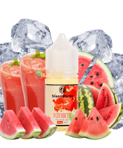 Tinh dầu thuốc lá điện tử SteamWorks Watermelon Salt 30ml: Hương vị dưa hấu tự nhiên cho trải nghiệm hưng phấn