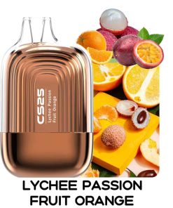 CS25 9000 puff 3% - Lychee Passion Fruit Orange- Vải Mix Cam Chanh Dây