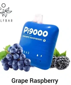 ELFBAR PI9000 5% - Grape Rasberry- Vị Nho Đen Mix Việt Quất