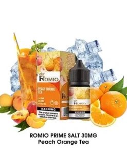 Tinh Dầu Romio King - Peach Orange Tea 55mg/30ml (Vị Trà Đào Cam)
