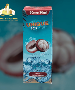 Tinh Dầu Salt Nicotine UNIQUE ICY – Lychee Mangosteen - Măng Cụt Vải Lạnh