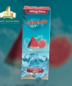 Tinh Dầu Salt Nicotine UNIQUE ICY - Watermelon Guava - Dưa Hấu Ổi Lạnh