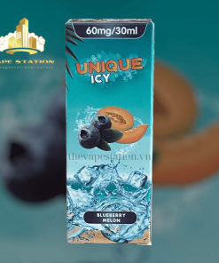 Tinh Dầu Salt Nicotine UNIQUE ICY - Blueberry Melon - Việt Quất Dưa Gang Lạnh