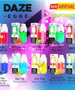DISPOSABLE  DAZE EGGE POP 3000 HƠI  (SẠC ĐƯỢC)