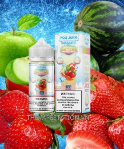 POD JUICE SYNTHETIC STRAWBERRY APPLE WATERMELON FREEZE (100ML) - TÁO DÂU & DƯA HẤU LẠNH