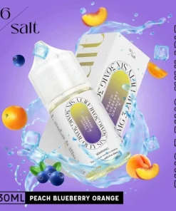 Tinh Dầu 56 JUICE - Peach Blueberry Orange - Vị Đào Việt Quất Cam Lạnh 36mg/56mg