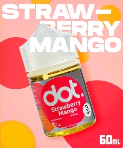 Tinh Dầu DOT STRAWBERRY MANGO - Vị Dâu Xoài Lạnh 3mg/6mg