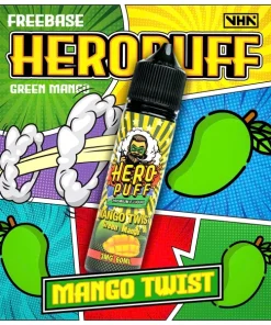 Tinh Dầu USA HERO PUFF - MANGO TWIST  - Vị Xoài Xanh Lạnh 3mg/6mg